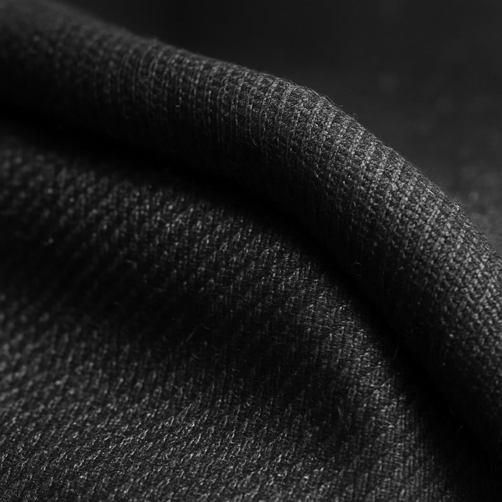 Close-up of black textured fabric